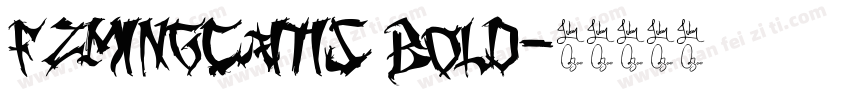 FZMingCaiTiS Bold字体转换